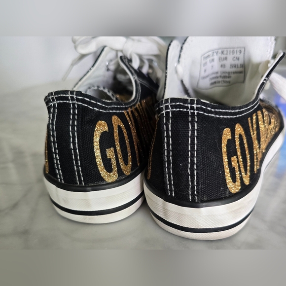 Golden Knights Fan Converse Style Sneakers Low Top US Size‎ 9 - Picture 5 of 8